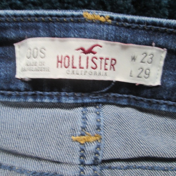 Hollister - Medium Wash Jeans Size 00S W23 X L29 - Picture 6 of 6